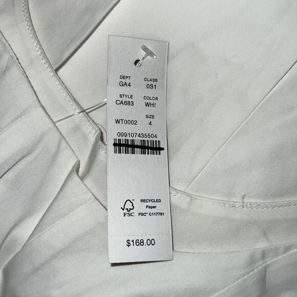 J. Crew Fit & Flare Dress Lace White Size 4 - Picture 6 of 11